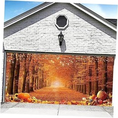 6 x 13 FT Happy Fall Thanksgiving Garage Door Banner Yard Sign Glitter Autumn