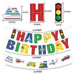 Birthday Decorations Baby Shower Unique Party Supplies Set for Kids Girls Adult