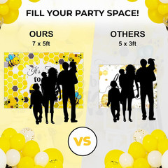 IT’S FUN to BEE ONE First Birthday Decorations – 300+Pcs Decor & Table Set – One