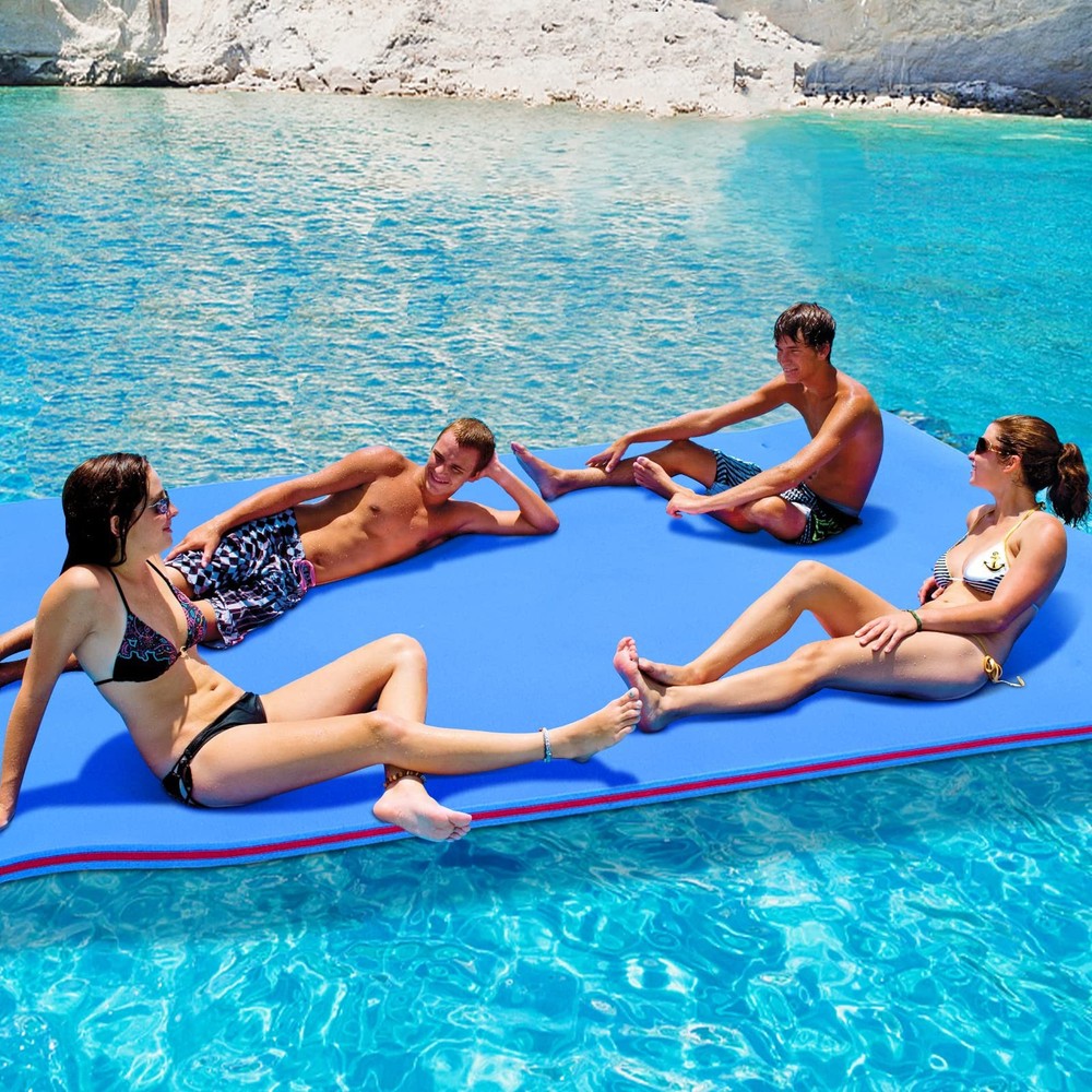 12′ Floating Water Mat, Foam Water Floating Pad, Tear-Resistant XPE Foam, Lil…
