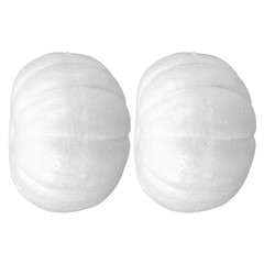 2 Pcs Small Pumpkin Decorations Artificial Pumpkins for Decorating Craft Foam
