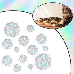 52PCS Anti-Collision Window Stickers for Birds, Large, Multicolored