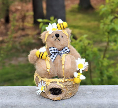 6PCS Wool Felt Bumble Bee for Wedding, Baby Shower, Gender Reveal Party, Birthda
