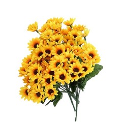 31cm Artificial Sunflower Yellow Silk Flower for Porch or Balcony Styling