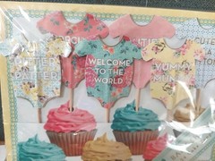 24 TALKING TABLES TRULY BABY SHOWER CAKE TOPPERS FOOD PICKS PARTY UNISEX NEW