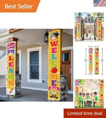 Durable 71×12 Inch Back to School Banners – Perfect for Indoors & Outdoors
