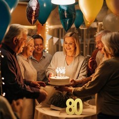 Number 30 7.9″ Glitter Number Birthday Decor Gold(7.9″ L)