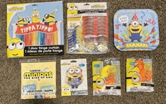 Minions Birthday Party Lot 71 Pcs Party Favors Balloons Door Hanger Tablecloth