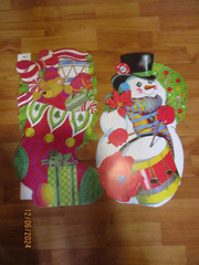 Extra LG Christmas Diecuts Cutouts Vintage Decorations Eureka U Pick NOT a LOT