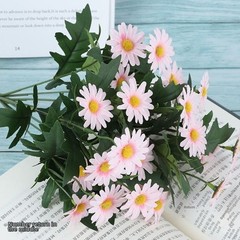 Artificial Daisies 35cm Bouquet Silk Flowers for Office For Home Decor