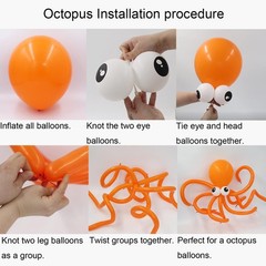 Ocean Themed Party Decorations 165pcs Balloon Arch Kit, Marine Animals, Under Se