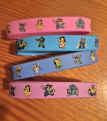 Lilo And Stitch 86 Piece Party Bundle 12 Each Keychain/Bracelet/Pin 50 Stickers
