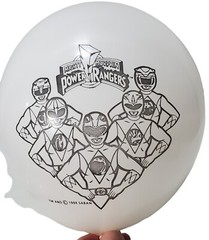 Power Rangers Ballons Hallmark Party Express 2 Packs Of 6 White Vintage 1994