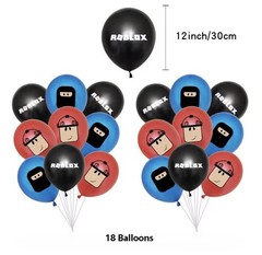 Roblox Birthday Party Decorations Set