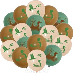 Sursurprise Duck Hunting Party Decorations 36Pcs Mallard Duck Balloons 12 Inc…