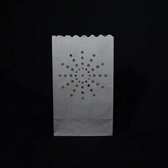 Quasimoon Sunburst Paper Luminaries / Luminary Lantern Bags Path Lighting (10…