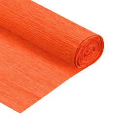 Crepe Paper Roll Crepe Paper Decoration 7.5ft 20 Inch Wide Orange