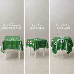 Soccer Party Decorations – 2 PCS Soccer Tablecloth | 2026 World Soccer Cup Birth