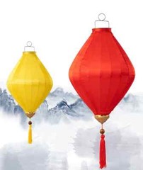 Retro Chinese Hanging Lantern Waterproof Solid Color Festival Party Cloth Decor