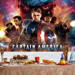Captain America Birthday Backdrop Banner Poster Vinyl Party supplies 7x5ft