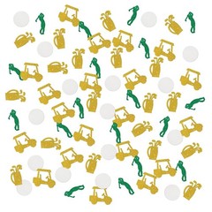 120 PCS Golf Confetti Glitter Baby Shower Table Decor Sport Birthday Scatter