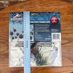 Jurassic World Swirl Decorations Birthday Party Favor Supplies 12pc Dinosaurs