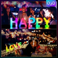 Light Up Letters LED Letter – Marquee Letters Music Sync Color Change Letter-J