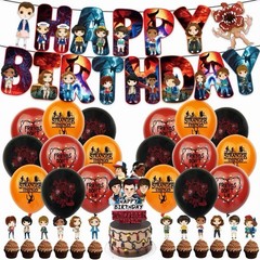 Stranger Things Birthday Party Decorations Kit Banner, Balloons