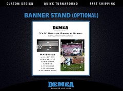 Penguins -Soccer Team Banner – (3ft x5ft) Your Team Name and Custom Design