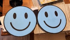 ONE Happy Dude Decor, Blue – See Description