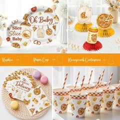 A Special Delivery is on the Way- Pizza Themed Baby Shower Complete Party Set!