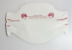 VTG Party Express PINK & RED Power Ranger Headwear Set Of 8 Visor NOS
