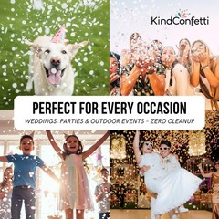Kind Confetti White Rice Paper Wedding Confetti For Flower Girl Basket Confetti