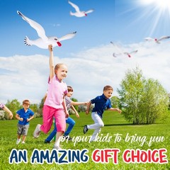 6 Pcs Large Inflatable Seagull Ornaments 24.41 x 13.78 Inch Summer Blow up Se…