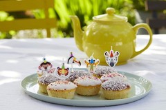 Talking Tables Party Animals Pack of 5, Wax Height 3cm, 1″, Mixed colors