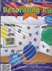 American Heroes Camo Military Camouflage Birthday Party Vinyl Decorating Kit