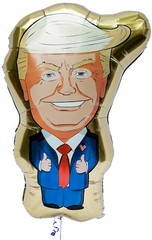 HUGE 40-Inch Donald Trump Gold Foil Balloon