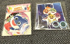 New Baby Shark Two-Pack Happy Birthday Banner And Hanging Decor, Kid’s Birthday