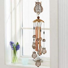 Elegant Owl Wind Chimes for Calming For Outdoor and Indoor Environments