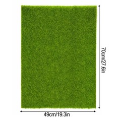 PVC Miniature Garden Ornament Artificial Grass for Children’s Playing Area