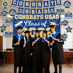 2026 Graduation Decorations Set – Class of 2026 Congrats Grad Backdrop Banner…