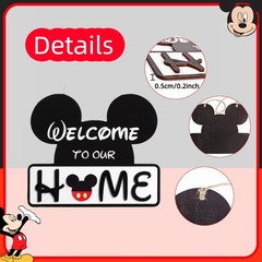 Welcome Door Sign Mickey Mouse Party Decoration Disney Party Supplies Outdoor