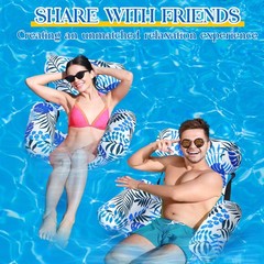 Inflatable Pool Floats Adult Heavy Duty Aloha Floating Lounge Chairs Portable…