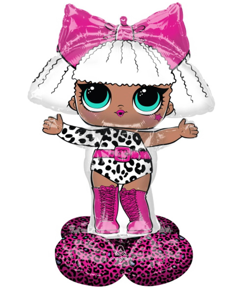 LOL SURPRISE! PARTY GLAM DIVA 47 » AirLoonz Decorative Balloon *No Helium Req’d.