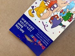 NEW DESIGNWARE REUSABLE «RUGRATS» STATIC CLING HAPPY BIRTHDAY BANNER- 1997