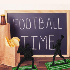 9pcs Football Player Table Centerpieces, 8” Silhouette Party Decor, 3 Styles Set