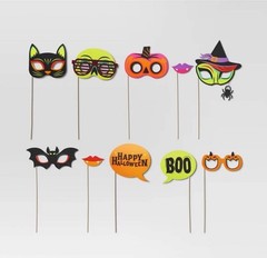 Hyde And Eek! Boutique 10pc Halloween Photobooth Character Set for Fun Photos!