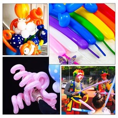Clear 260 Latex Twisting Balloons Long Skinny for Animals 100Pcs Party