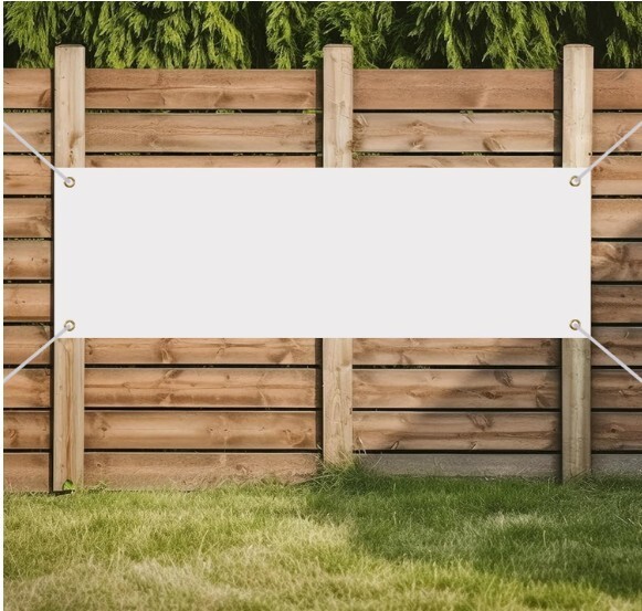 Large Sublimation Banner blank banners to decorate vinyl，2×6 Ft Polyester