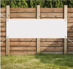 Large Sublimation Banner blank banners to decorate vinyl，2×6 Ft Polyester